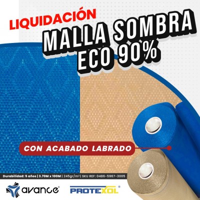 Liquidación Malla Sombra Protexol Eco 90%